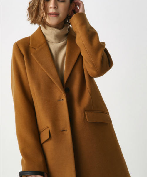 AZUL by moussy（アズールバイマウジー）の「ｽﾀﾝﾀﾞｰﾄﾞﾁｪｽﾀｰｺｰﾄ（チェスターコート・レディース・ブラック/ベージュ/トップグレー・SMALL/MEDIUM/LARGE）」の14枚目の写真