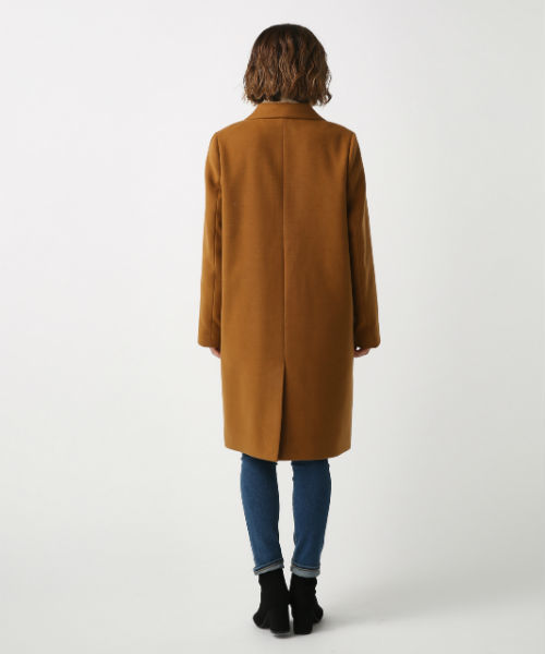 AZUL by moussy（アズールバイマウジー）の「ｽﾀﾝﾀﾞｰﾄﾞﾁｪｽﾀｰｺｰﾄ（チェスターコート・レディース・ブラック/ベージュ/トップグレー・SMALL/MEDIUM/LARGE）」の17枚目の写真