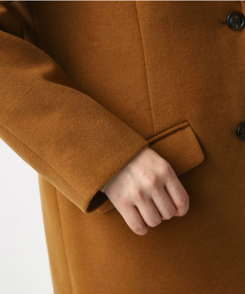 AZUL by moussy（アズールバイマウジー）の「ｽﾀﾝﾀﾞｰﾄﾞﾁｪｽﾀｰｺｰﾄ（チェスターコート・レディース・ブラック/ベージュ/トップグレー・SMALL/MEDIUM/LARGE）」の19枚目の写真