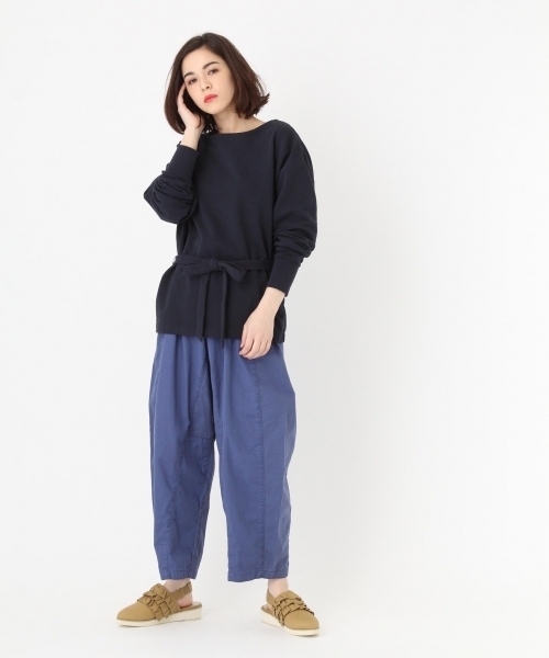 niko and...（ニコアンド）の「オリジナルスムーシーウラケベルトプルオーバー（Tシャツ/カットソー・レディース・ベージュ/オフホワイト/ネイビー・MEDIUM/LARGE）」の15枚目の写真