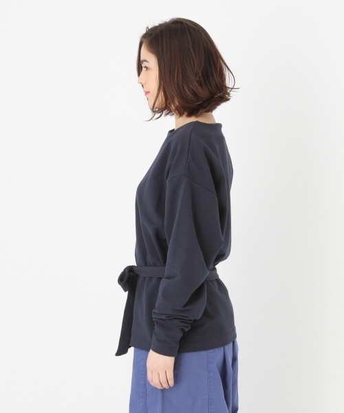 niko and...（ニコアンド）の「オリジナルスムーシーウラケベルトプルオーバー（Tシャツ/カットソー・レディース・ベージュ/オフホワイト/ネイビー・MEDIUM/LARGE）」の13枚目の写真