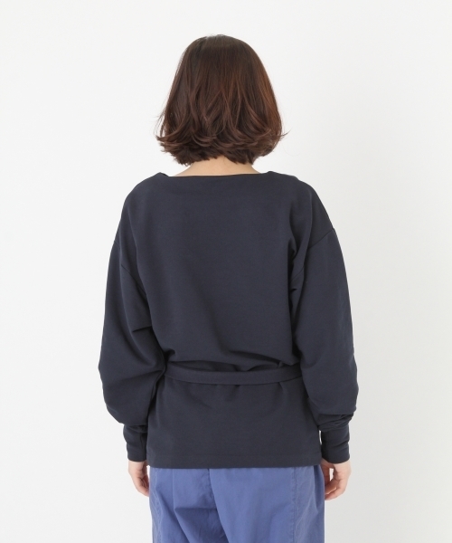 niko and...（ニコアンド）の「オリジナルスムーシーウラケベルトプルオーバー（Tシャツ/カットソー・レディース・ベージュ/オフホワイト/ネイビー・MEDIUM/LARGE）」の12枚目の写真