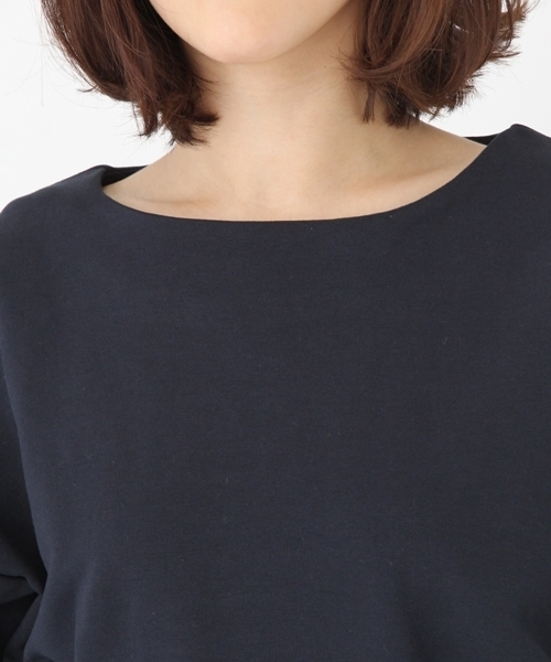 niko and...（ニコアンド）の「オリジナルスムーシーウラケベルトプルオーバー（Tシャツ/カットソー・レディース・ベージュ/オフホワイト/ネイビー・MEDIUM/LARGE）」の11枚目の写真