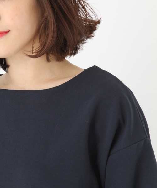 niko and...（ニコアンド）の「オリジナルスムーシーウラケベルトプルオーバー（Tシャツ/カットソー・レディース・ベージュ/オフホワイト/ネイビー・MEDIUM/LARGE）」の10枚目の写真