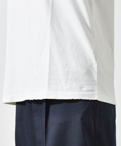 REMI RELIEF(レミレリーフ)の「REMI RELIEF プリントT(Tシャツ/カットソー・レディース・オフホワイト/ベージュ/ブラック・FREE)」の8枚目の写真