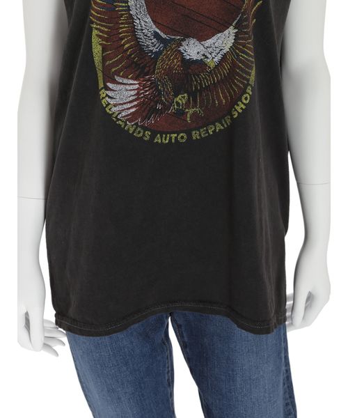 Ungrid（アングリッド）の「ビッグイーグルタンクトップ（タンクトップ・レディース・オフホワイト/ブラック・FREE）」の9枚目の写真