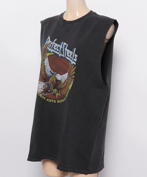 Ungrid（アングリッド）の「ビッグイーグルタンクトップ（タンクトップ・レディース・オフホワイト/ブラック・FREE）」の3枚目の写真