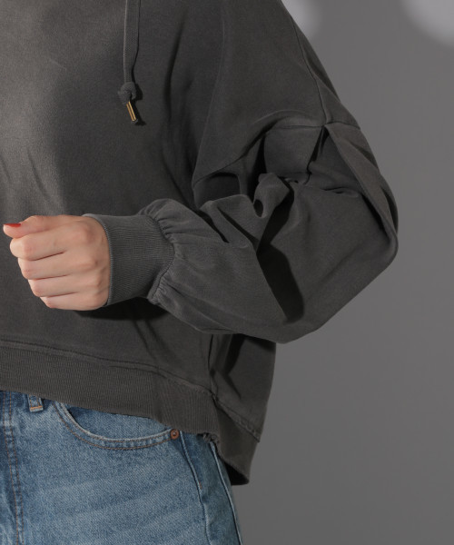 PAGEBOY(ページボーイ)の「VINTAGEユルパーカー(パーカー・レディース・チャコールグレー/アイボリー/サックスブルー・FREE)」の13枚目の写真