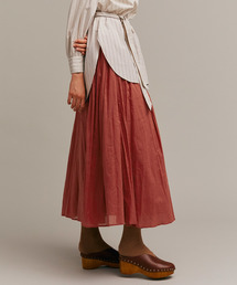 siiwa | siiwa　フリンジ刺繍レースロングスカート∴(スカート)