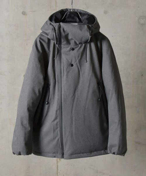 河田フェザー（カワダフェザー）の「SHIPS Days:河田フェザー フードダウンジャケット（ダウンジャケット/コート・メンズ・ネイビー/グレー・SMALL/MEDIUM/LARGE）」の3枚目の写真