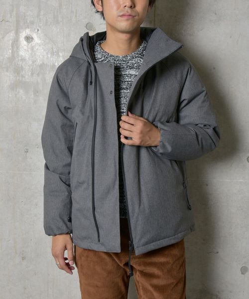 河田フェザー（カワダフェザー）の「SHIPS Days:河田フェザー フードダウンジャケット（ダウンジャケット/コート・メンズ・ネイビー/グレー・SMALL/MEDIUM/LARGE）」の12枚目の写真