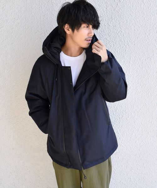 河田フェザー（カワダフェザー）の「SHIPS Days:河田フェザー フードダウンジャケット（ダウンジャケット/コート・メンズ・ネイビー/グレー・SMALL/MEDIUM/LARGE）」の13枚目の写真