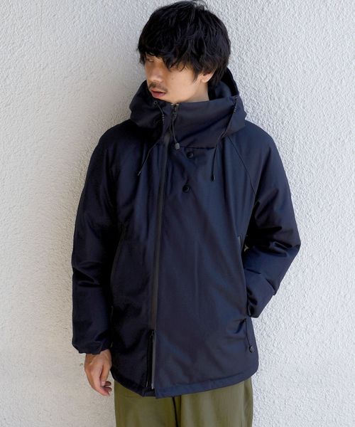 河田フェザー（カワダフェザー）の「SHIPS Days:河田フェザー フードダウンジャケット（ダウンジャケット/コート・メンズ・ネイビー/グレー・SMALL/MEDIUM/LARGE）」の14枚目の写真