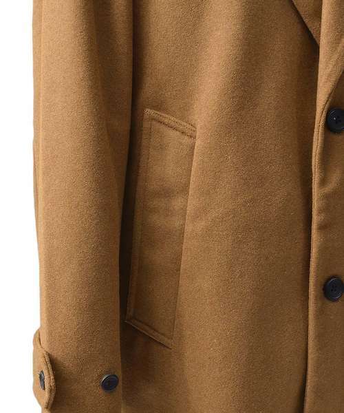 MinoriTY（マイノリティ）の「ビッグシルエットチェスターコート メルトン（チェスターコート・メンズ・ブラック/グレー/チャコール/ネイビー/キャメル・M/L）」の18枚目の写真