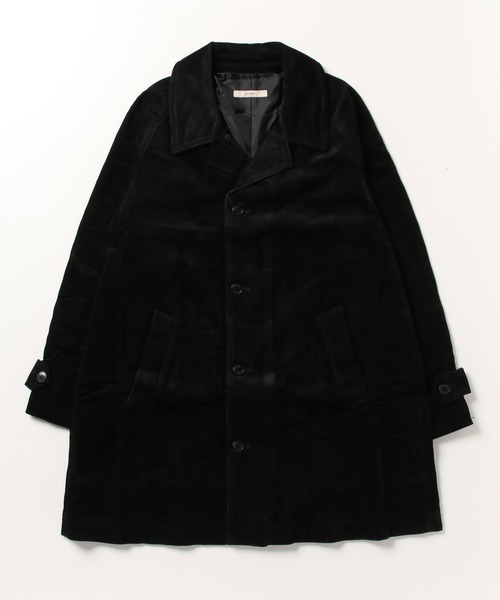 Kafika(カフィカ)の「kfk カフィカ / CORDUROY BAL COLLAR COAT コーデュロイ バルカラーコート ステンカラーコート / kfk1134(ステンカラーコート・メンズ・ブラック/ブラウン/グレー・1/2)」の4枚目の写真