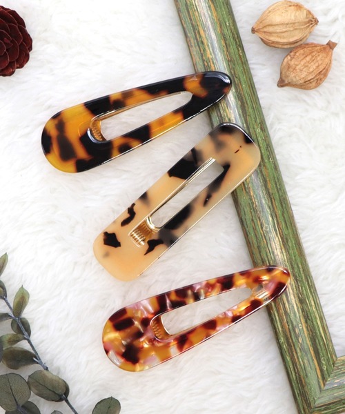 Esime（エシミー）の「【単品】ヘアクリップ（ヘアピン・レディース・ブラック/ブラウン/グレー/レッド/ピンク/ブルー/グリーン/ライトブラウン/パープル/アイボリー/ネイビー/その他/ブラウン系その他/キャメル/B/C/I/J・FREE）」の17枚目の写真