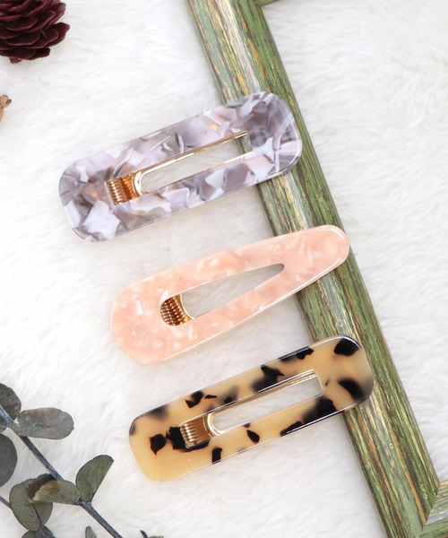 Esime（エシミー）の「【単品】ヘアクリップ（ヘアピン・レディース・ブラック/ブラウン/グレー/レッド/ピンク/ブルー/グリーン/ライトブラウン/パープル/アイボリー/ネイビー/その他/ブラウン系その他/キャメル/B/C/I/J・FREE）」の18枚目の写真