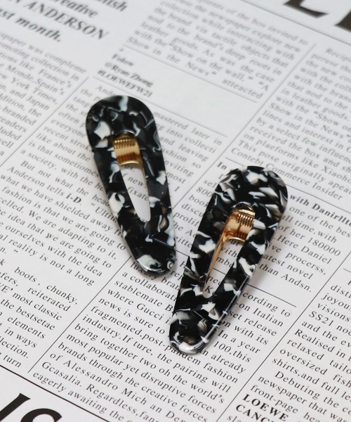 Esime（エシミー）の「【単品】ヘアクリップ（ヘアピン・レディース・ブラック/ブラウン/グレー/レッド/ピンク/ブルー/グリーン/ライトブラウン/パープル/アイボリー/ネイビー/その他/ブラウン系その他/キャメル/B/C/I/J・FREE）」の21枚目の写真