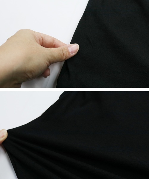 reca（レカ）の「ゆったりラフな着心地◆超ビッグシルエットカットソー（Tシャツ/カットソー・レディース・ブラック/ベージュ/アイボリー/ブラウン/ブルー系その他・FREE）」の12枚目の写真