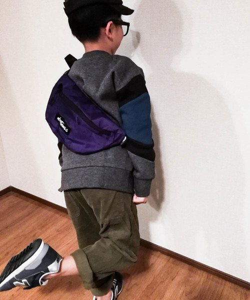 WILD THINGS(ワイルドシングス)の「【63】【WILDTHINGS】X-PACK ウエストバッグ(ボディバッグ/ウエストポーチ・レディース・ホワイト/ベージュ/パープル/オレンジ/その他/カモフラージュ/ブラック/グレー/オリーブ/ターコイズブルー・FREE)」の7枚目の写真