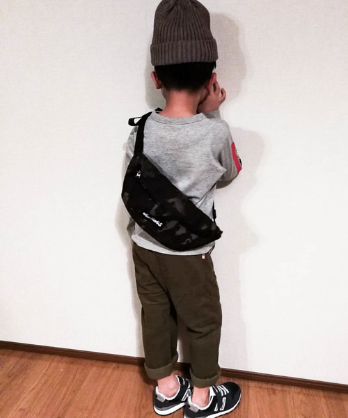 WILD THINGS(ワイルドシングス)の「【63】【WILDTHINGS】X-PACK ウエストバッグ(ボディバッグ/ウエストポーチ・レディース・ホワイト/ベージュ/パープル/オレンジ/その他/カモフラージュ/ブラック/グレー/オリーブ/ターコイズブルー・FREE)」の10枚目の写真