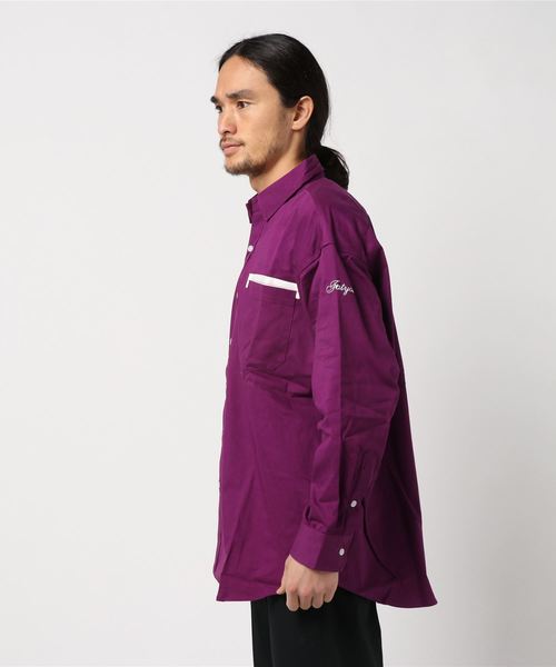 FAT（エフエイティー）の「BIGSIL（シャツ/ブラウス・メンズ・ブラック/パープル/オレンジ/グリーン・SKINNY(L)/FAT(XL)/JUMBO(XXL)/TITCH(M)）」の5枚目の写真