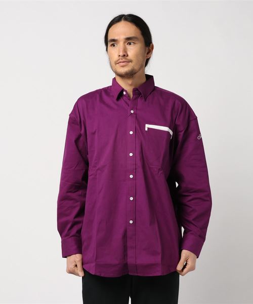 FAT（エフエイティー）の「BIGSIL（シャツ/ブラウス・メンズ・ブラック/パープル/オレンジ/グリーン・SKINNY(L)/FAT(XL)/JUMBO(XXL)/TITCH(M)）」の9枚目の写真