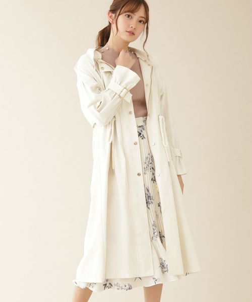 JILL by JILL STUART 春コート ロング アノラックコート JILL by JILL STUART（ジルバイジルスチュアート）の「◇ロング