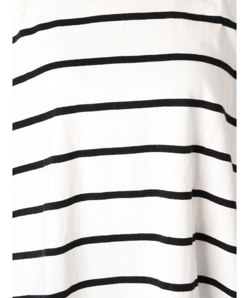 Ungrid(アングリッド)の「カラーボーダーロングスリーブTee(Tシャツ/カットソー・レディース・ライトグレー/ベージュ/オフホワイト・FREE)」の6枚目の写真