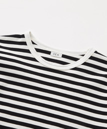 semoh - 【25SS】ボーダー プリント Tシャツ 半袖 / BORDER