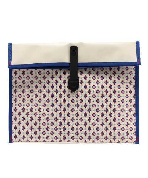 And A（アンドエー）の「PVC CLUCH BAG (And A×4backet)（クラッチバッグ・メンズ・ブルー/イエロー・FREE）」の2枚目の写真