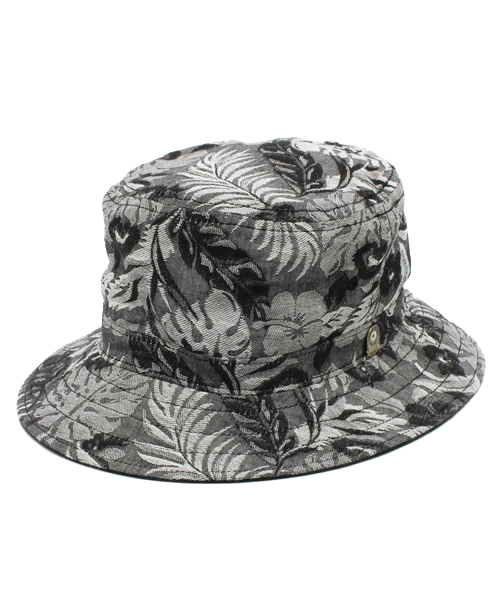 CPH（シーピーエイチ）の「C-PLUS HEAD WEARS(シープラスヘッドウェア) アロハ柄ハット（ハット・メンズ・グレー/ネイビー・FREE）」の10枚目の写真