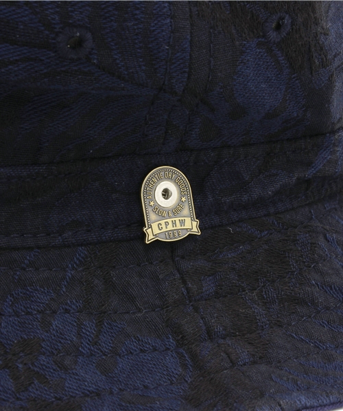 CPH（シーピーエイチ）の「C-PLUS HEAD WEARS(シープラスヘッドウェア) アロハ柄ハット（ハット・メンズ・グレー/ネイビー・FREE）」の5枚目の写真