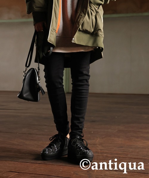 antiqua（アンティカ）の「MAP柄厚底スニーカー（スニーカー・レディース・ホワイト/ブラック・S/M/L/LL）」の19枚目の写真