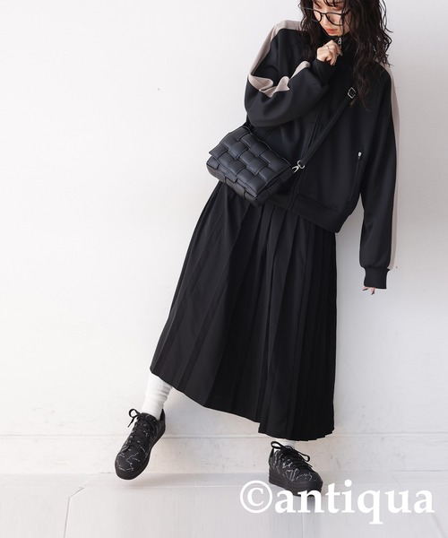 antiqua（アンティカ）の「MAP柄厚底スニーカー（スニーカー・レディース・ホワイト/ブラック・S/M/L/LL）」の15枚目の写真