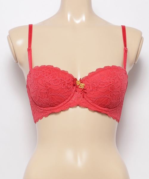 ANNEBRA(アンブラ)の「Casablanca 1/2はぎカップブラジャー(ブラジャー・レディース・ベージュ/レッド・B70/C70/D70/B75/C75/D75/E70/E75/F70/F75/E80/C80/D80/G70/G75)」の7枚目の写真