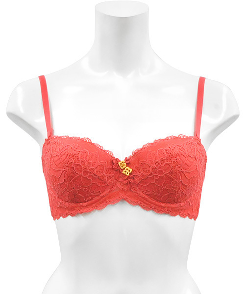 ANNEBRA(アンブラ)の「Casablanca 1/2はぎカップブラジャー(ブラジャー・レディース・ベージュ/レッド・B70/C70/D70/B75/C75/D75/E70/E75/F70/F75/E80/C80/D80/G70/G75)」の3枚目の写真