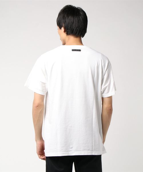163(イチロクサン)の「直営店・WEB限定 163(イチロクサン)DUMBO フライングデザインヴィンテージライクTシャツ(Tシャツ/カットソー・メンズ・ホワイト/ネイビー・L/M/S)」の5枚目の写真
