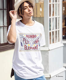 直営店・WEB限定 163(イチロクサン)DUMBO フライングデザインヴィンテージライクTシャツ