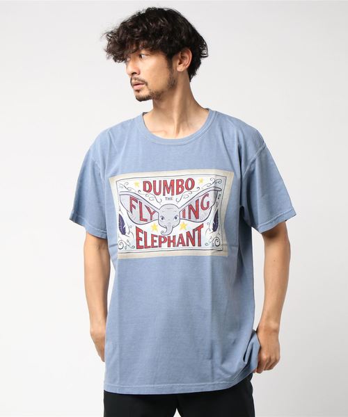 163(イチロクサン)の「直営店・WEB限定 163(イチロクサン)DUMBO フライングデザインヴィンテージライクTシャツ(Tシャツ/カットソー・メンズ・ホワイト/ネイビー・L/M/S)」の11枚目の写真