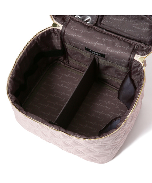 Francfranc（フランフラン）の「ベル バニティポーチ L グレー（ポーチ・レディース・マルチ・FREE）」の6枚目の写真