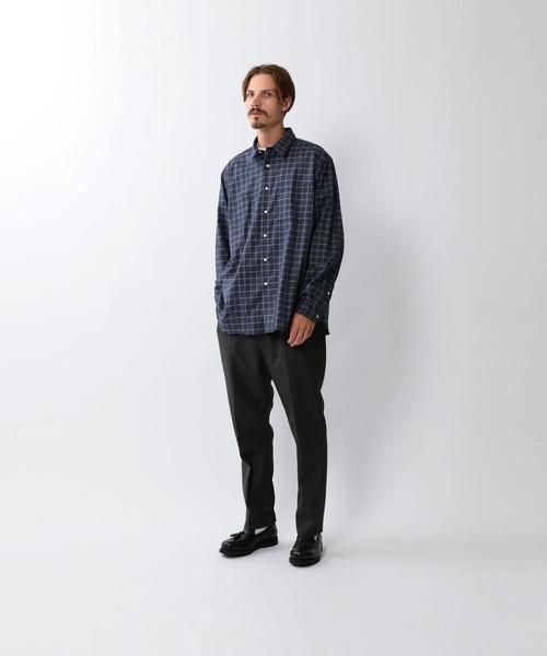 steven alan ネイビー系チェック長袖シャツ 楽天市場】steven alan チェックシャツの通販