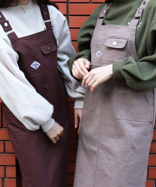 PairPair（ペアペア）の「ワッペン付ジャンスカ（ワンピース・レディース・ブラウン系その他/モカ・FREE）」の6枚目の写真