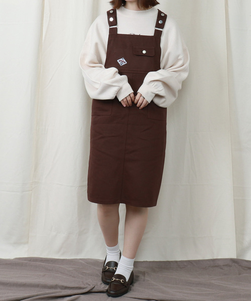 PairPair（ペアペア）の「ワッペン付ジャンスカ（ワンピース・レディース・ブラウン系その他/モカ・FREE）」の10枚目の写真