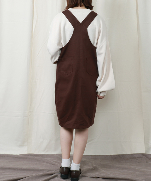 PairPair（ペアペア）の「ワッペン付ジャンスカ（ワンピース・レディース・ブラウン系その他/モカ・FREE）」の12枚目の写真