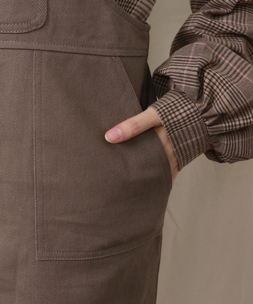 PairPair（ペアペア）の「ワッペン付ジャンスカ（ワンピース・レディース・ブラウン系その他/モカ・FREE）」の15枚目の写真