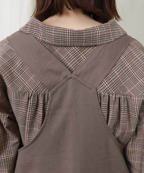 PairPair（ペアペア）の「ワッペン付ジャンスカ（ワンピース・レディース・ブラウン系その他/モカ・FREE）」の16枚目の写真