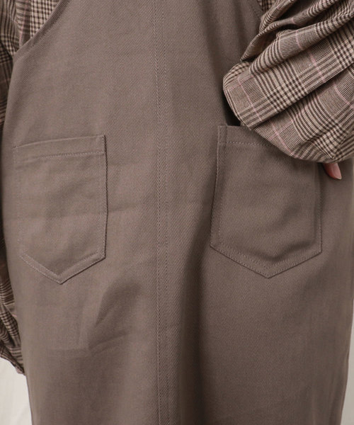 PairPair（ペアペア）の「ワッペン付ジャンスカ（ワンピース・レディース・ブラウン系その他/モカ・FREE）」の17枚目の写真