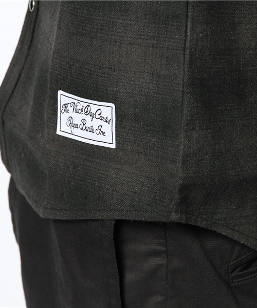 WEGO（ウィゴー）の「WEGO/オンブレ刺繍シャツ（シャツ/ブラウス・メンズ・ブラック/レッド・MEDIUM/LARGE）」の9枚目の写真