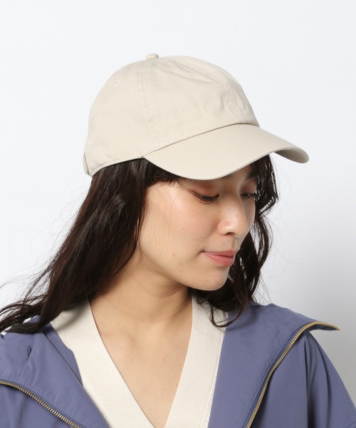 LAKOLE（ラコレ）の「【Newhattan/ニューハッタン】ツイルローキャップ / 878607（キャップ・レディース・ブラック/キャメル/ライトベージュ/ピンク×イエロー/ラベンダー/ロイヤルブルー/ピンク/グリーン/サックスブルー/チャコール/コーラル/ライトブルー/ブラウン系その他/オフホワイト/ダークオリーブ/ブラウン/ベージュ/ボルドー/ライトパープル/ライトグレー/ブルー・FREE）」の9枚目の写真